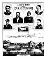 John Cunningham, Douglass A. Cunningham, Mrs. Mary E. Connelly, Mrs. Saloma Cunningham, Emma S. Cunningham, Tippecanoe County 1878